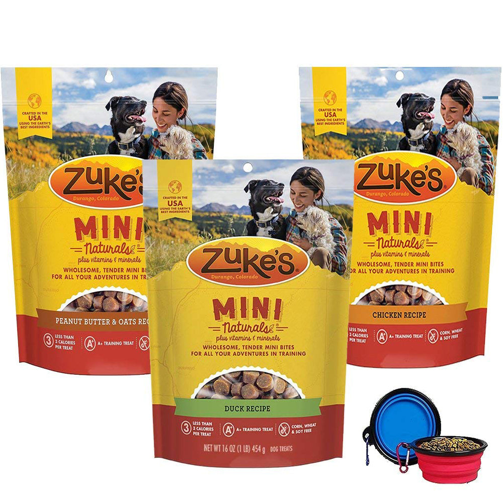 Zuke's Mini Naturals Soft and Chewy with Peanut Butter and Oats