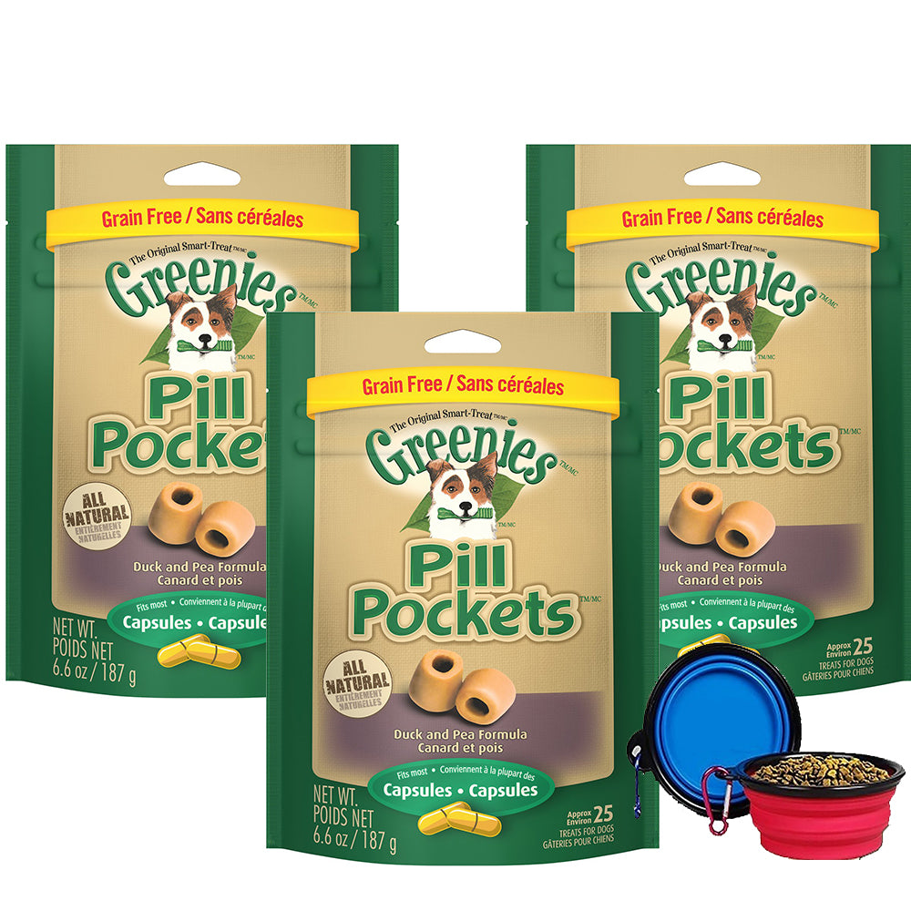 Greenies pill pockets duck outlet and pea for dogs