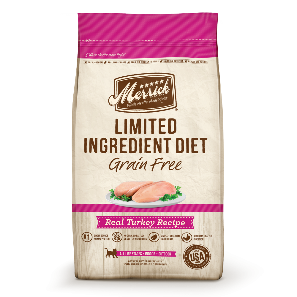 Merrick Limited Ingredient Diet Grain Free Real Turkey Recipe Dry