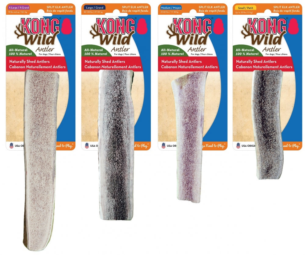 KONG Wild All-Natural Split Elk Antler for Dogs