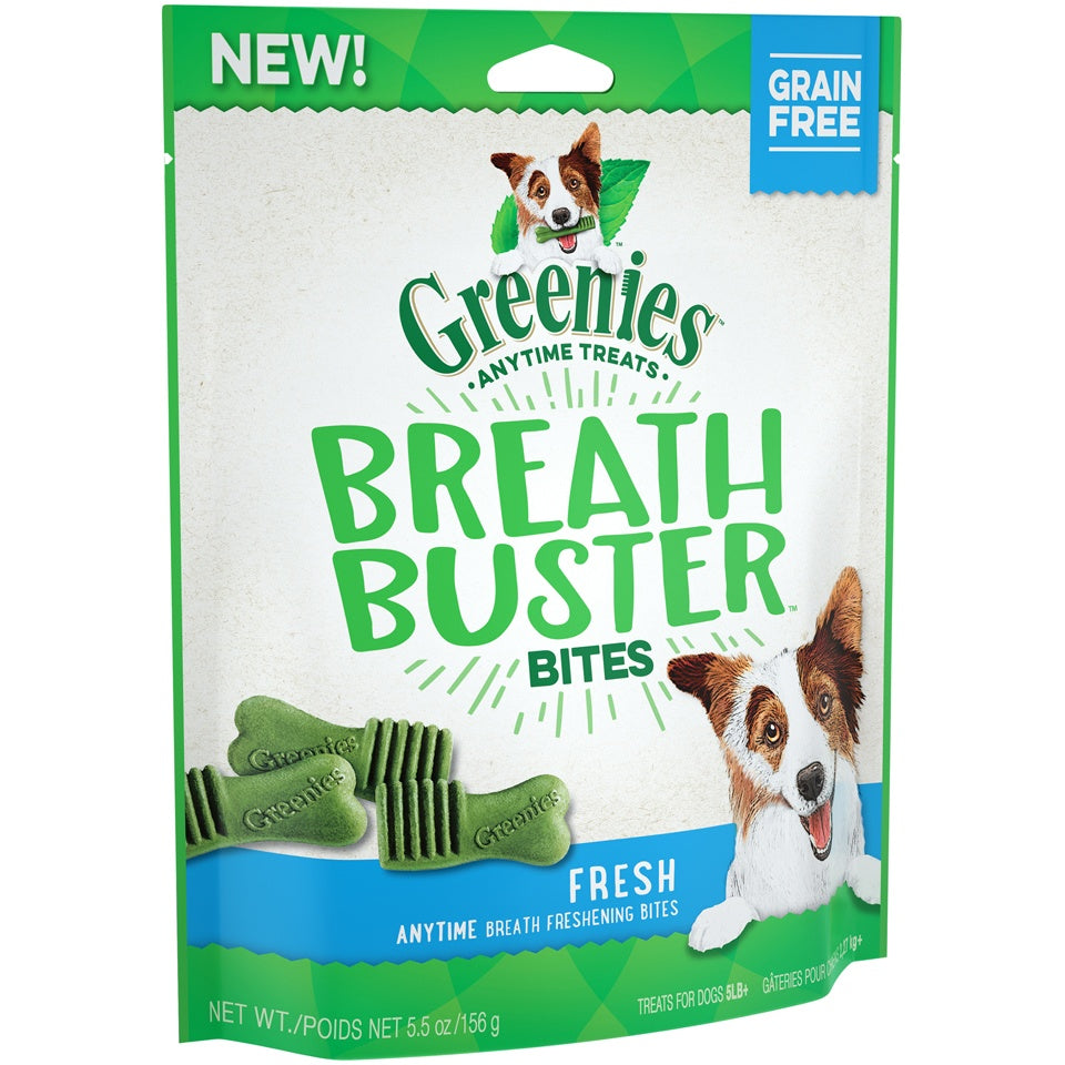 Greenies Grain Free Breath Buster Bites Fresh Flavor Dog Treats